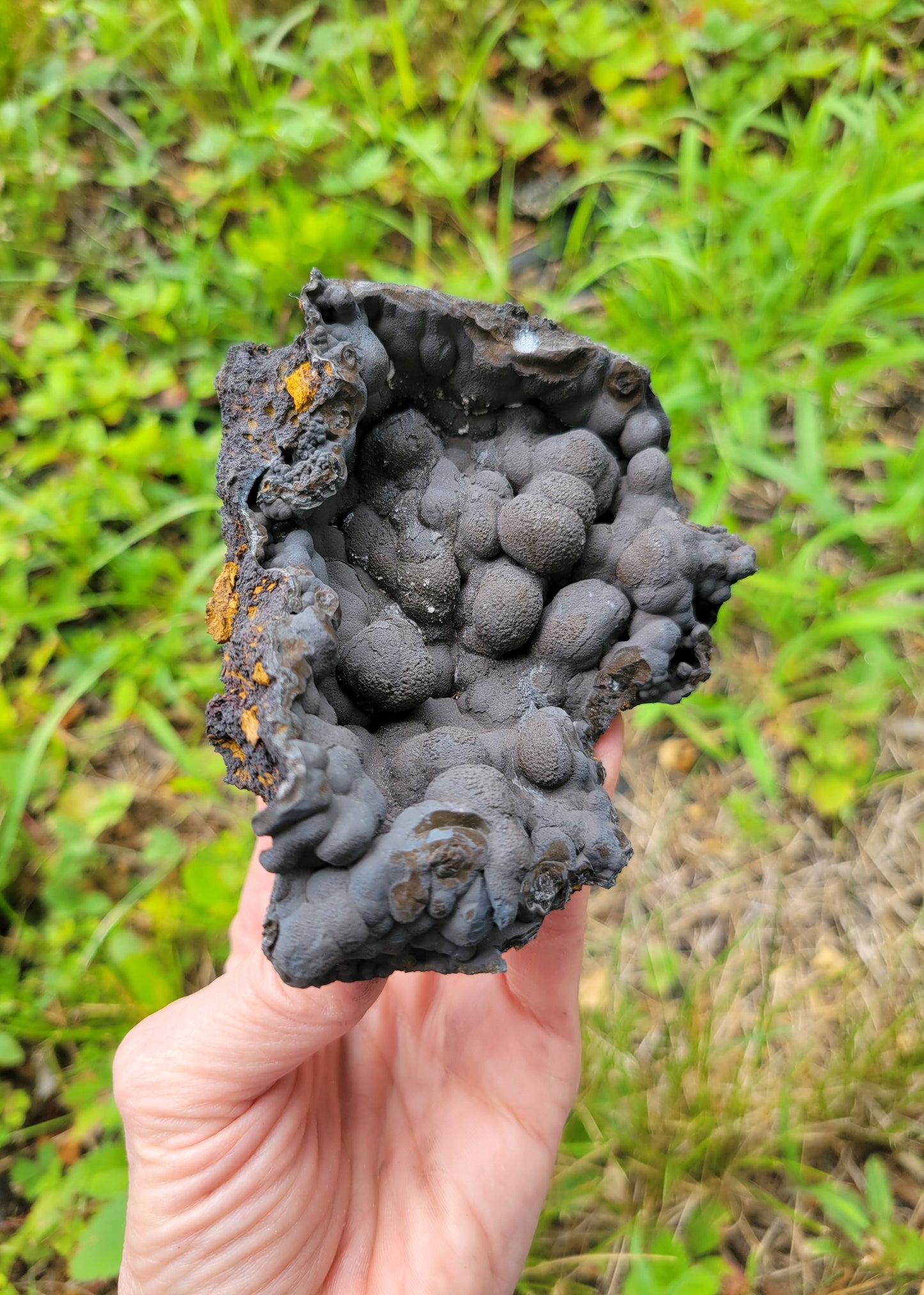 Botryoidal Hematite with Goethite and Limonite from Morocco