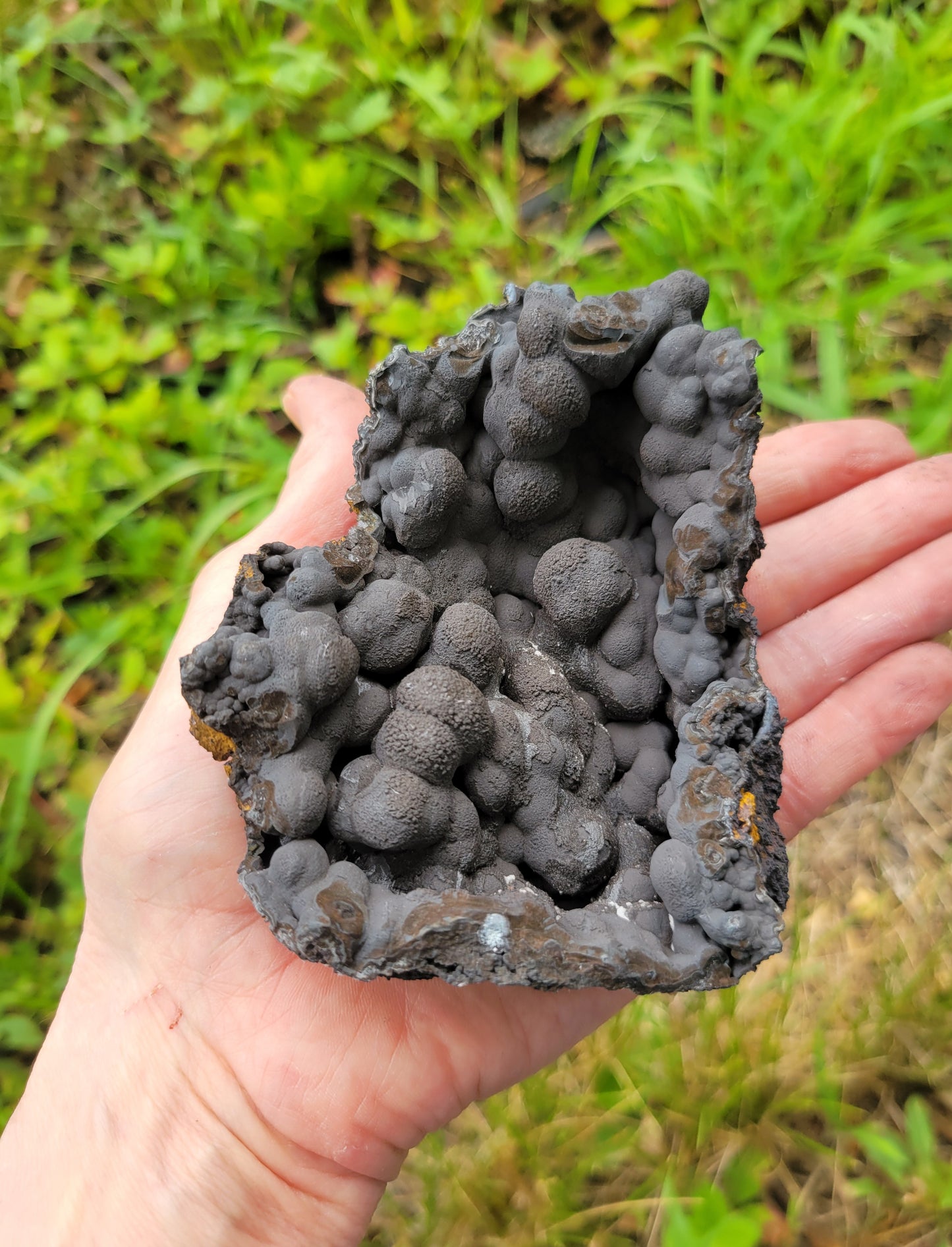 Botryoidal Hematite with Goethite and Limonite from Morocco