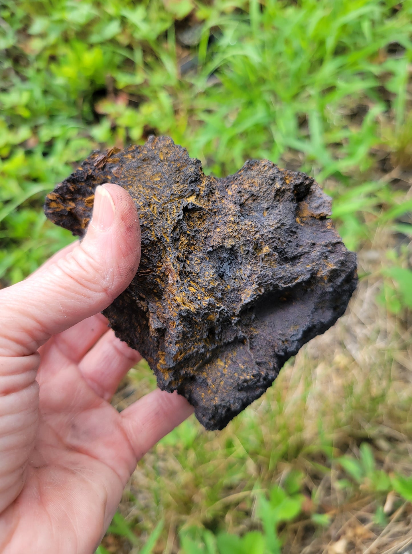 Botryoidal Hematite with Goethite and Limonite from Morocco