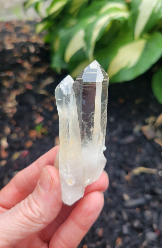 Blue Mist Quartz Twin from Colombia