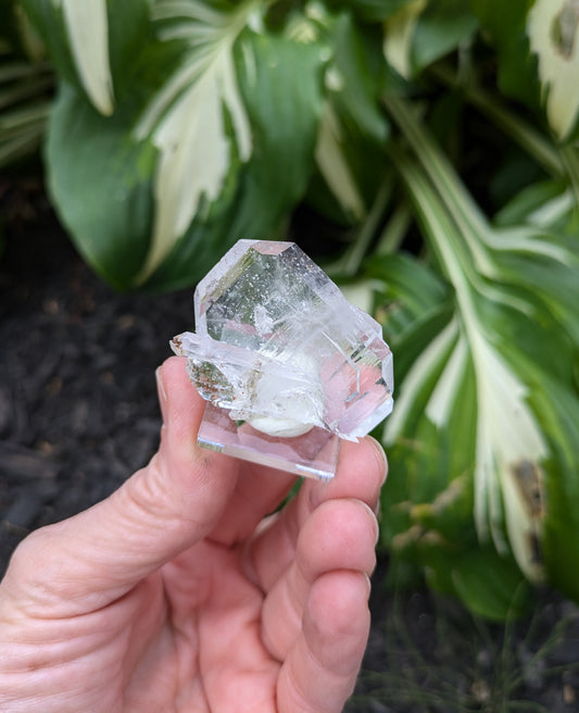 Faden Quartz with Hematite Confetti from Pakistan