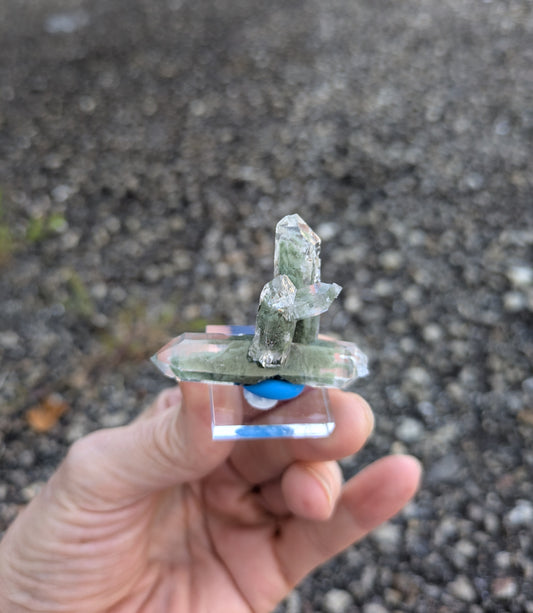 Quartz with Clinochlore from Pakistan