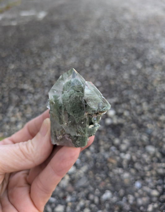 Quartz with Clinochlore from Pakistan