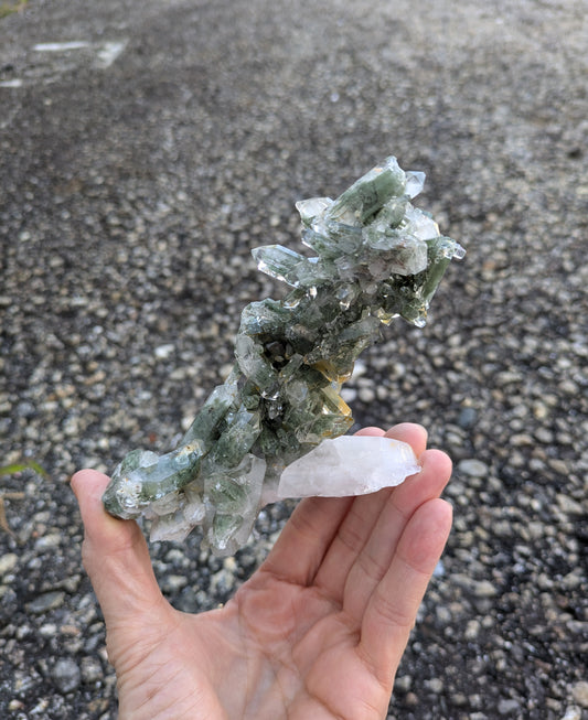 Quartz with Clinochlore from Pakistan