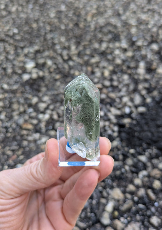 Quartz with Clinochlore from Pakistan