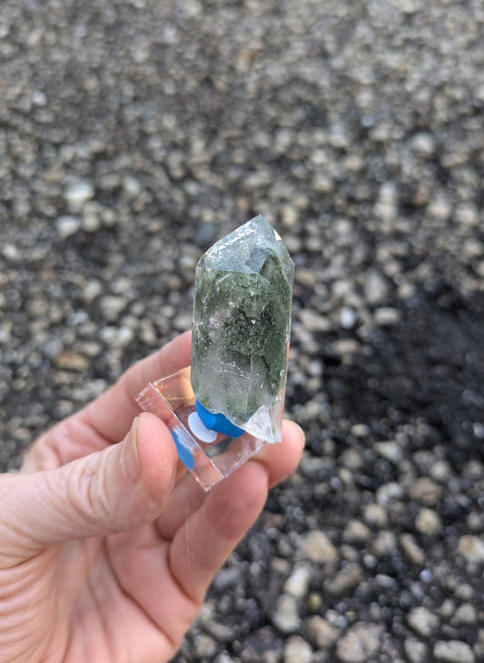 Quartz with Clinochlore from Pakistan