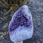 Grape Amethyst Statement Piece with Custom Stand from Uruguay