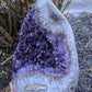 Grape Amethyst Statement Piece with Custom Stand from Uruguay