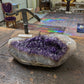 Grape Amethyst Statement Piece with Custom Stand from Uruguay