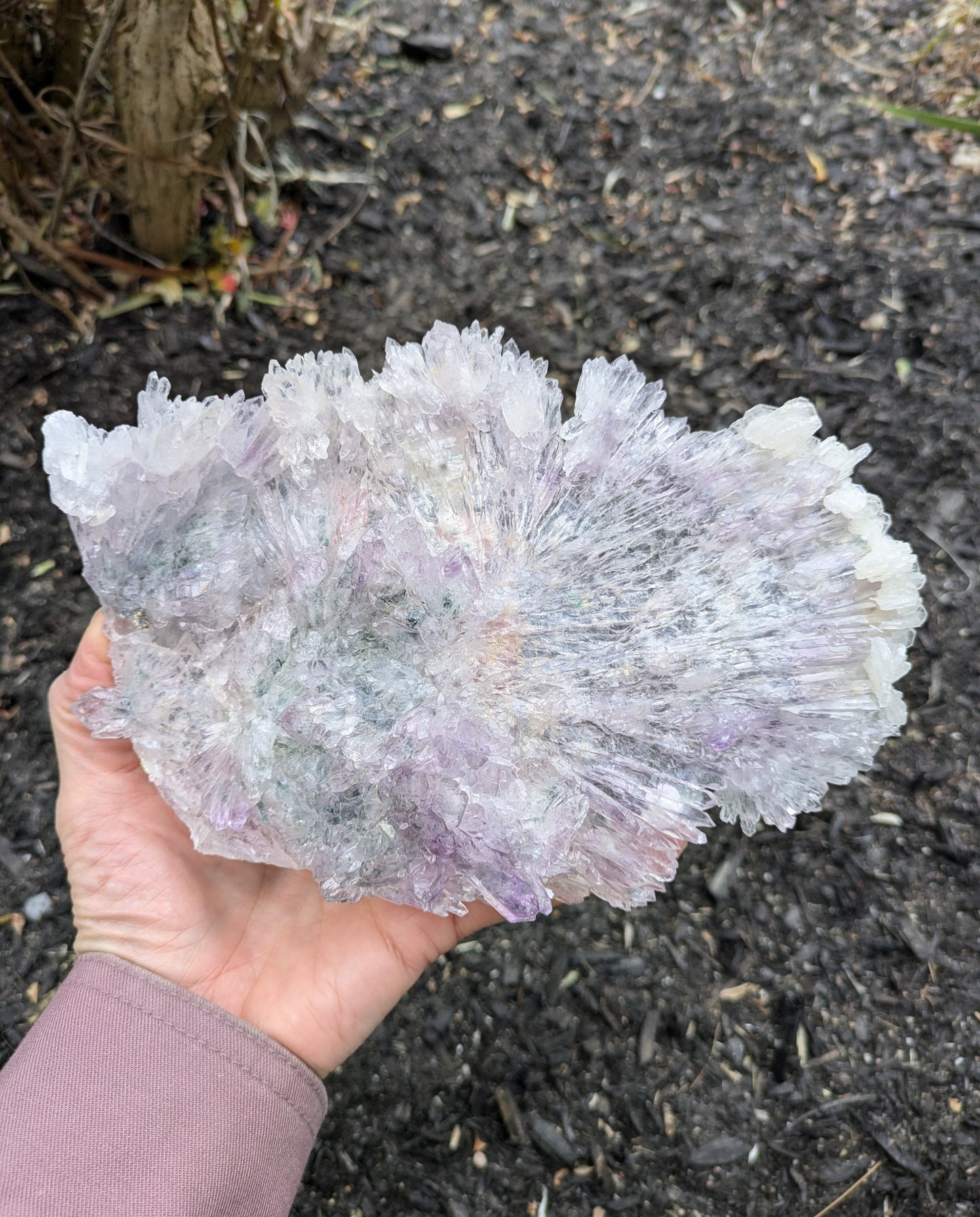 Amethyst Flower Quartz from Rio Grande do Sul, Brazil