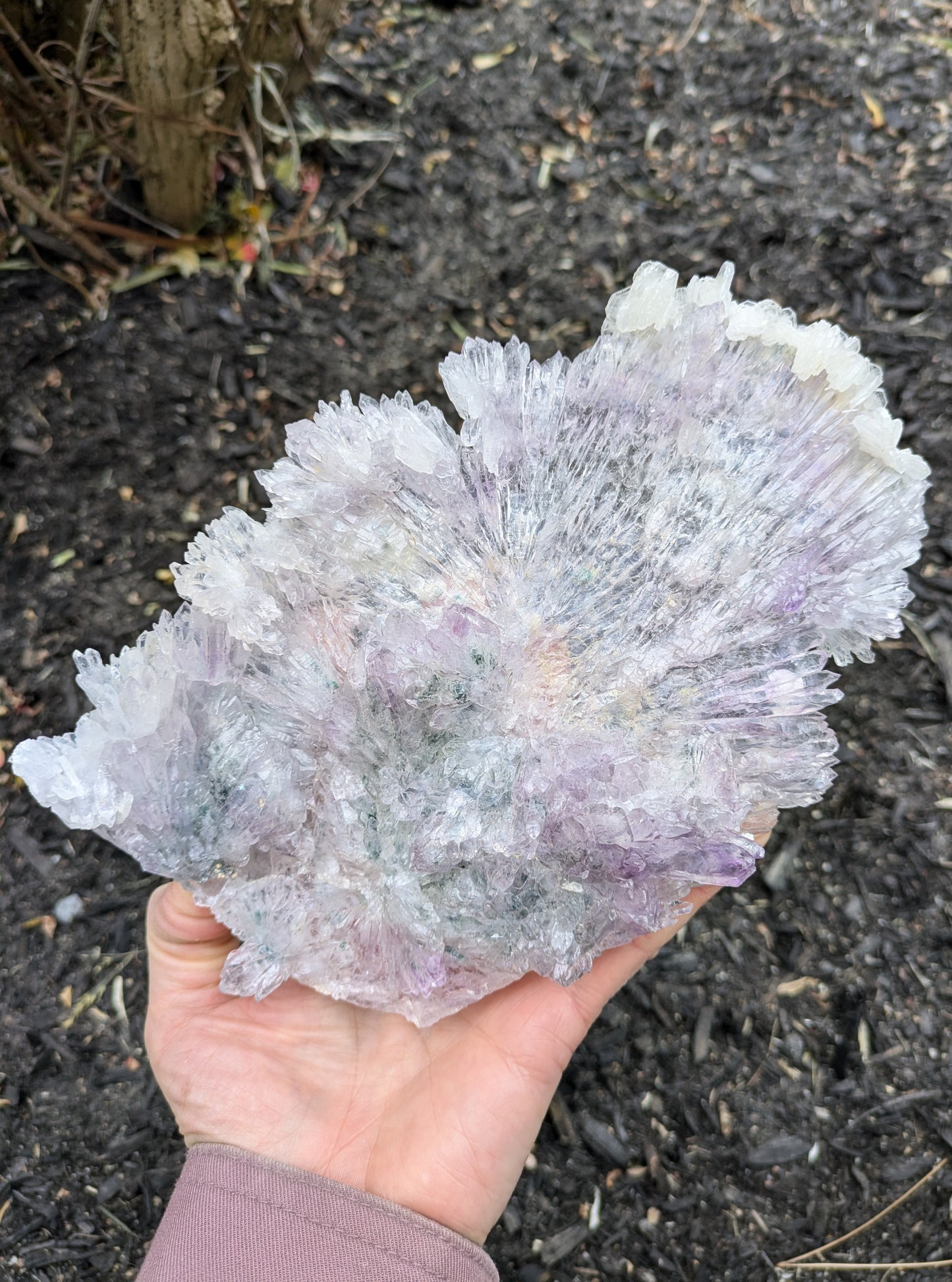 Amethyst Flower Quartz from Rio Grande do Sul, Brazil