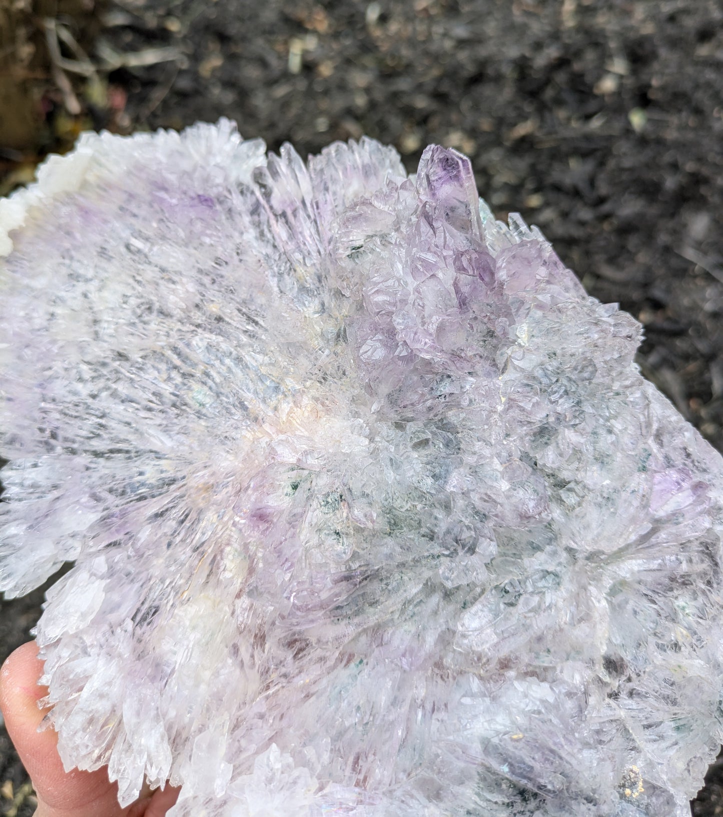 Amethyst Flower Quartz from Rio Grande do Sul, Brazil