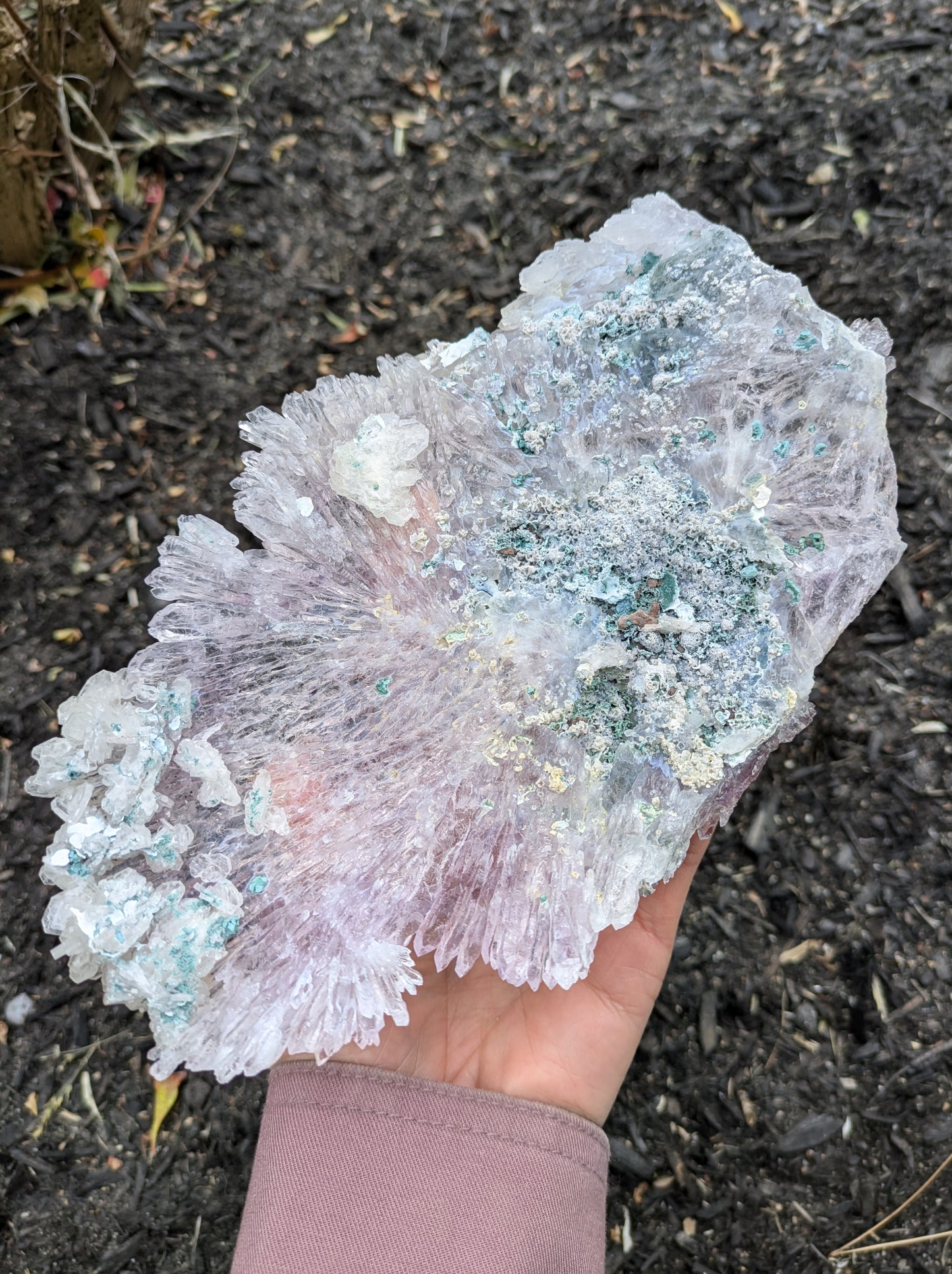 Amethyst Flower Quartz from Rio Grande do Sul, Brazil