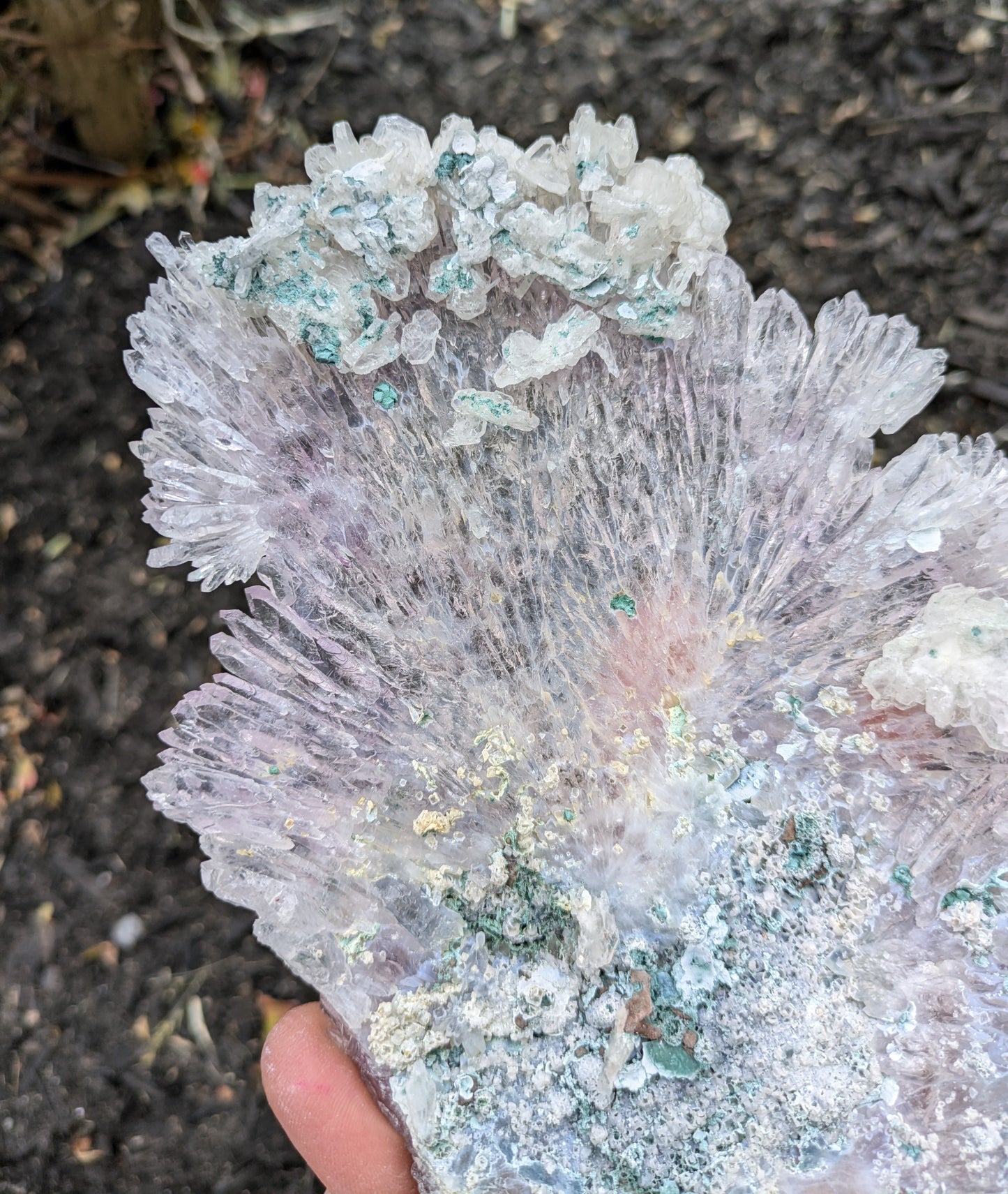 Amethyst Flower Quartz from Rio Grande do Sul, Brazil