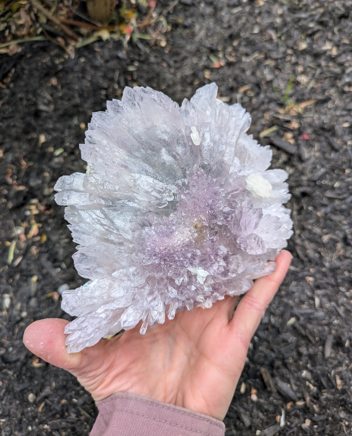 Amethyst Flower Quartz from Rio Grande do Sul, Brazil