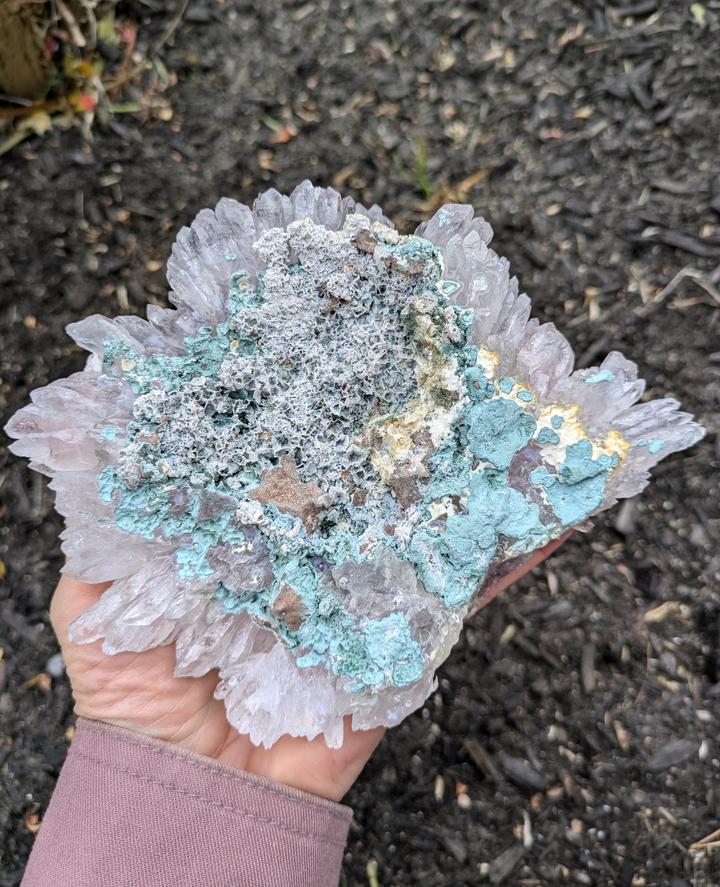 Amethyst Flower Quartz from Rio Grande do Sul, Brazil