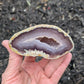 Agate Drusy Geode from Rio Grande do Sul, Brazil