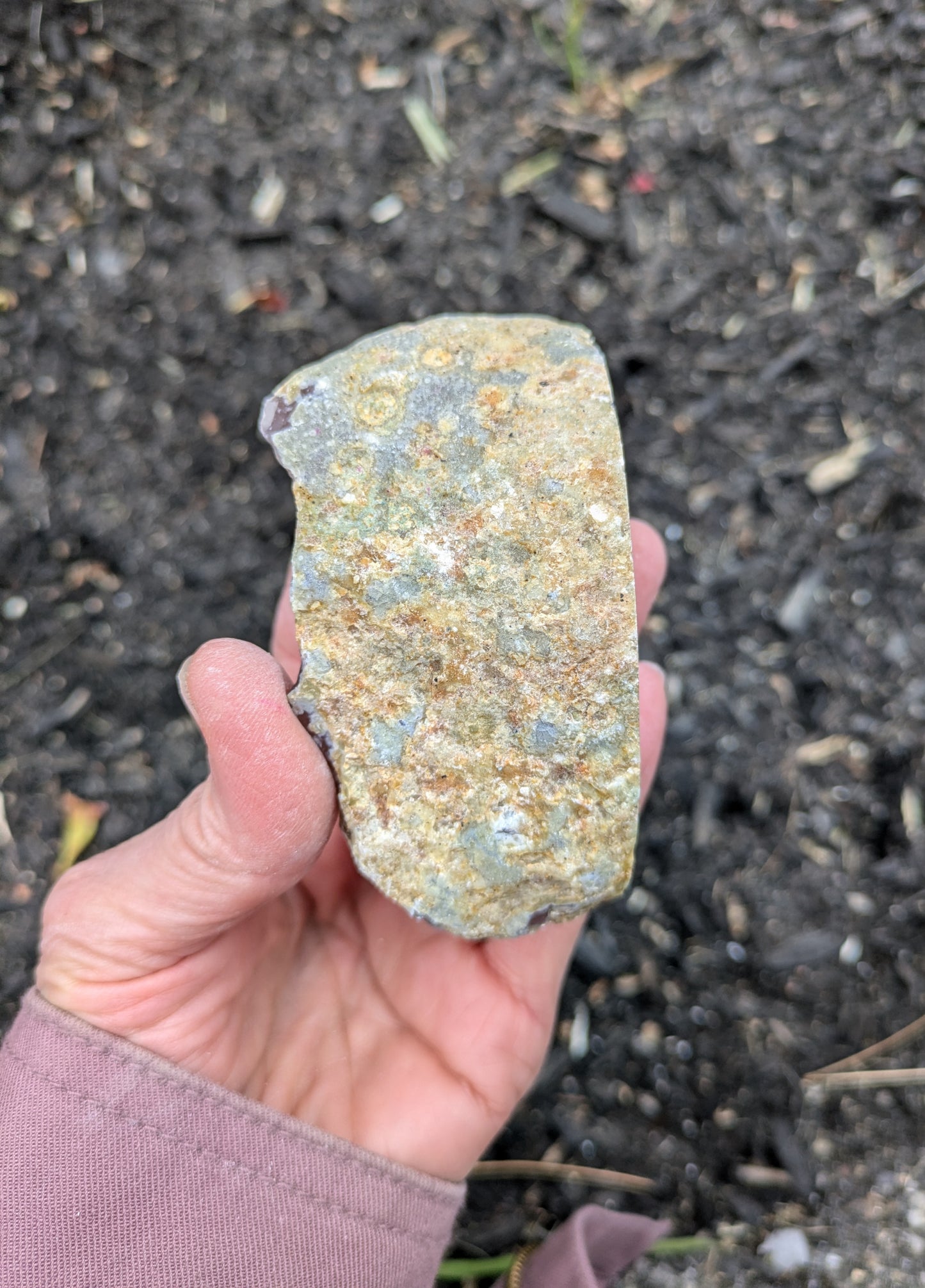 Agate Drusy Geode from Rio Grande do Sul, Brazil