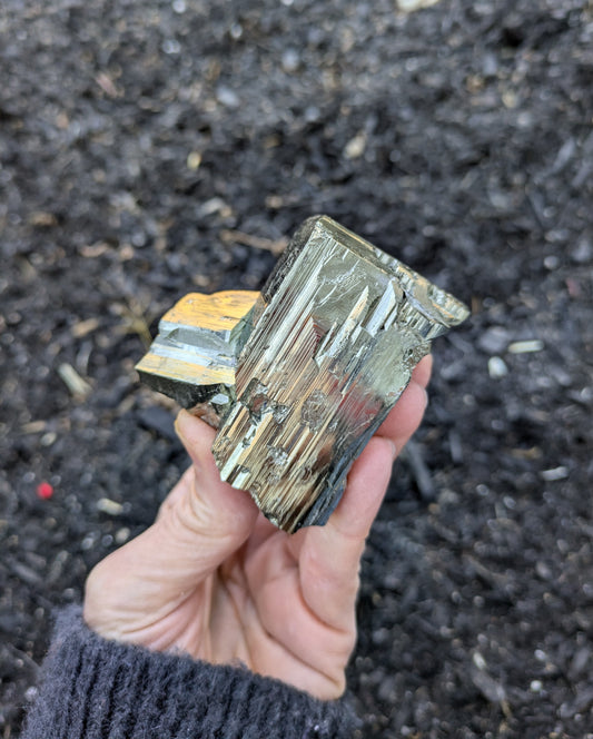 Pyrite from Huanzala Mine, Bolognesi Province, Ancash Department, Peru