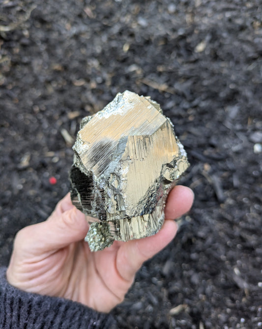 Pyrite from Huanzala Mine, Bolognesi Province, Ancash Department, Peru