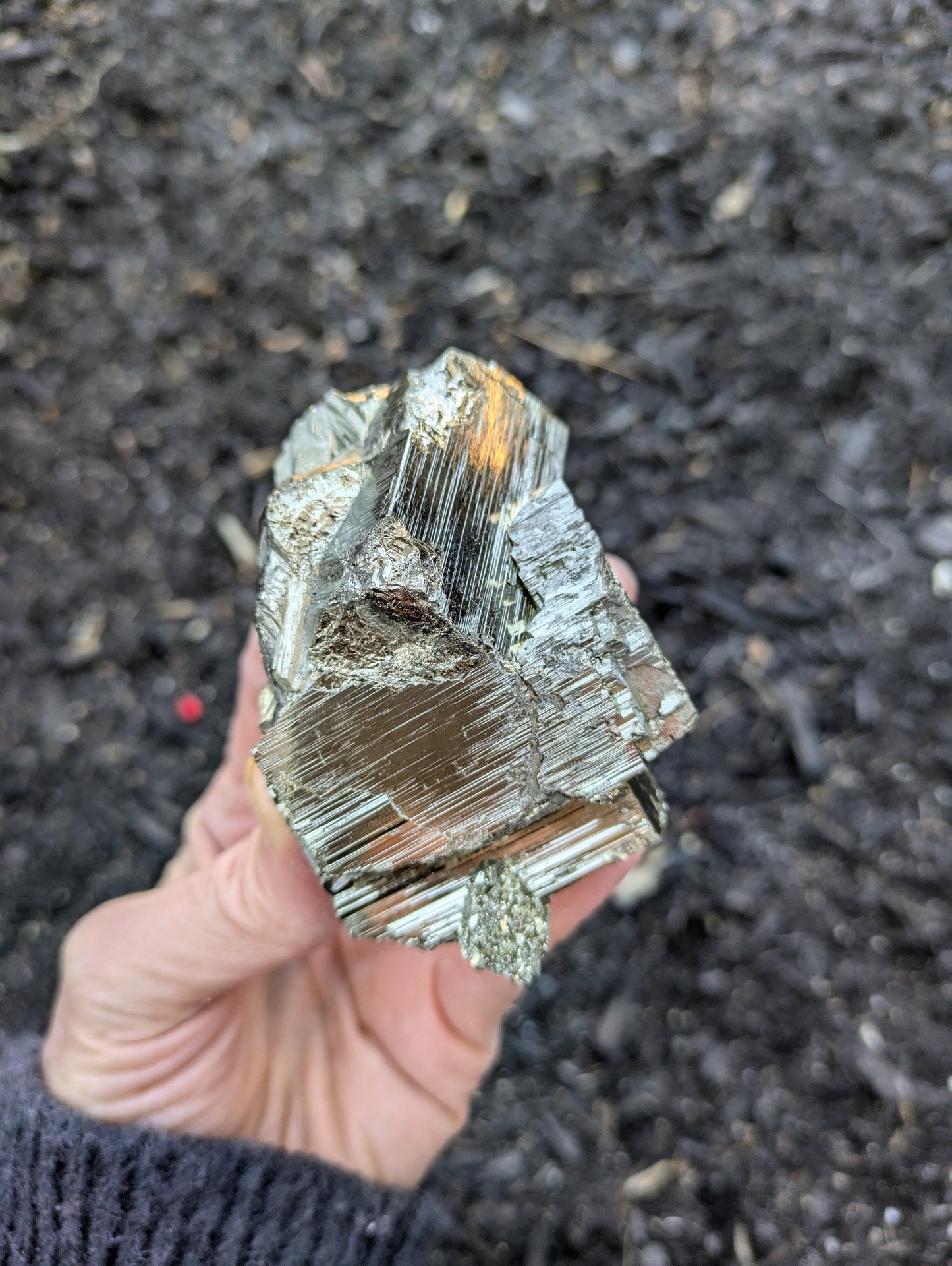 Pyrite from Huanzala Mine, Bolognesi Province, Ancash Department, Peru