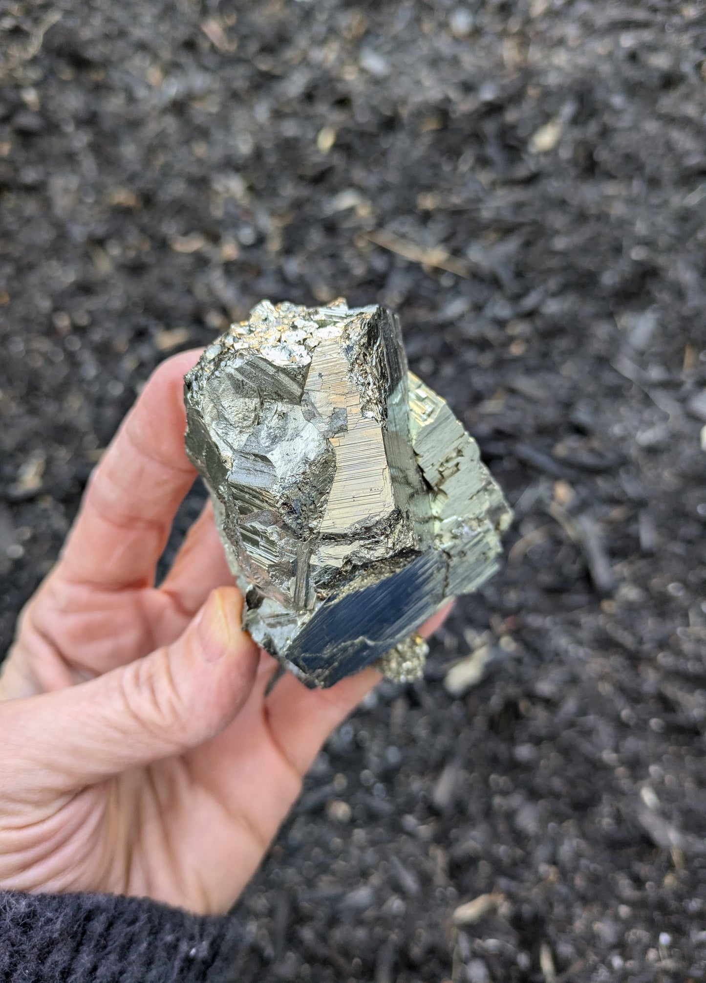 Pyrite from Huanzala Mine, Bolognesi Province, Ancash Department, Peru