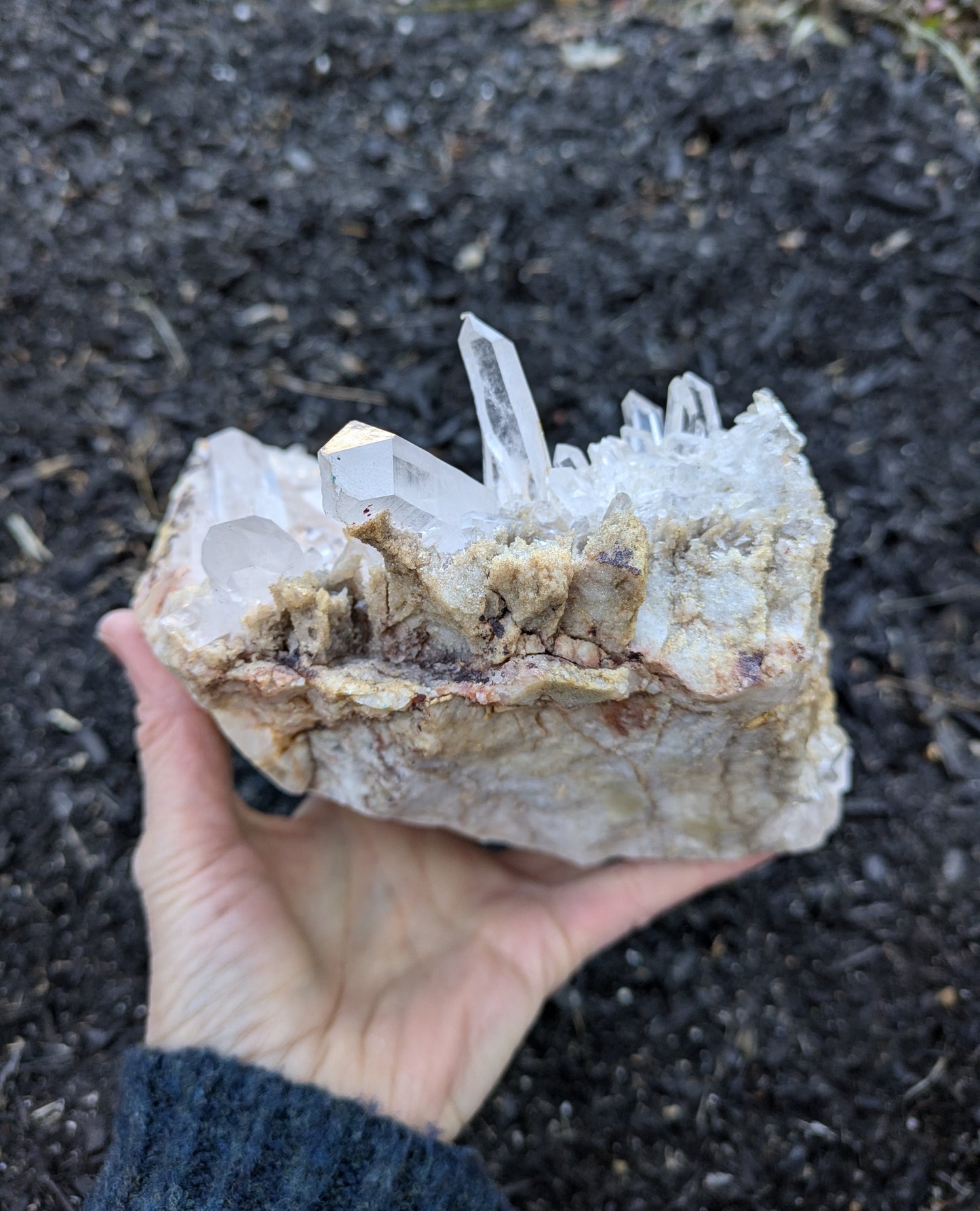 Himalayan Cathedral Quartz Cluster from Himachal Pradesh, India