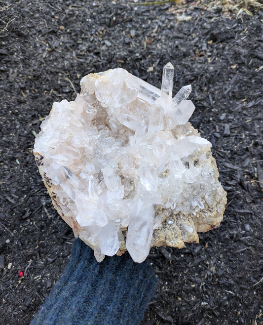 Himalayan Cathedral Quartz Cluster from Himachal Pradesh, India