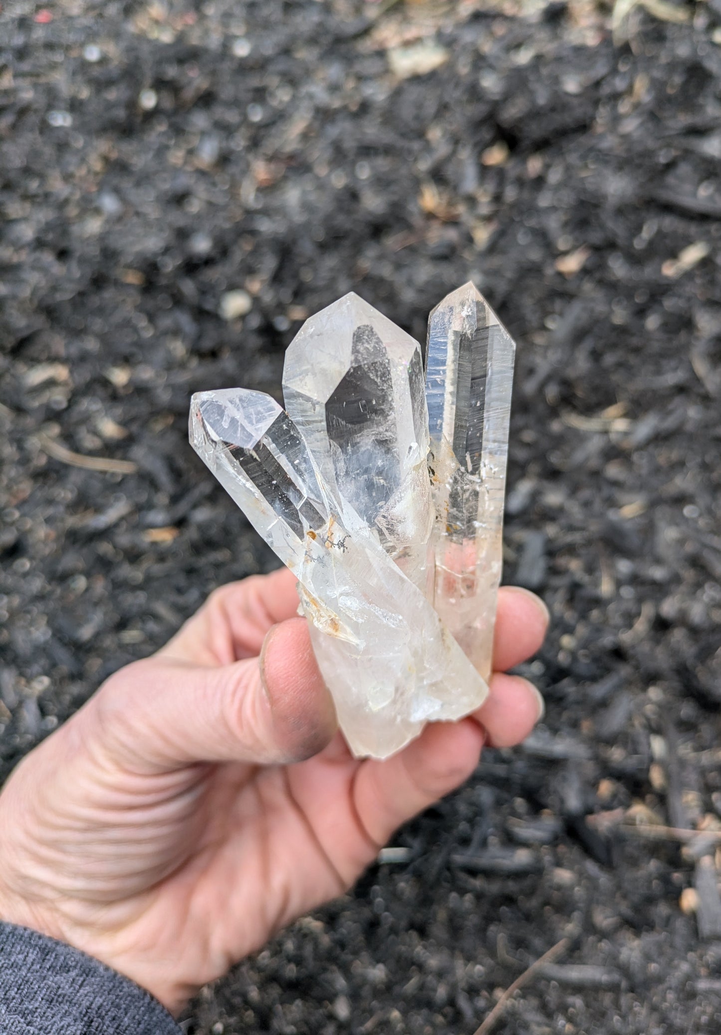 Blue Mist Quartz from Santander, Colombia