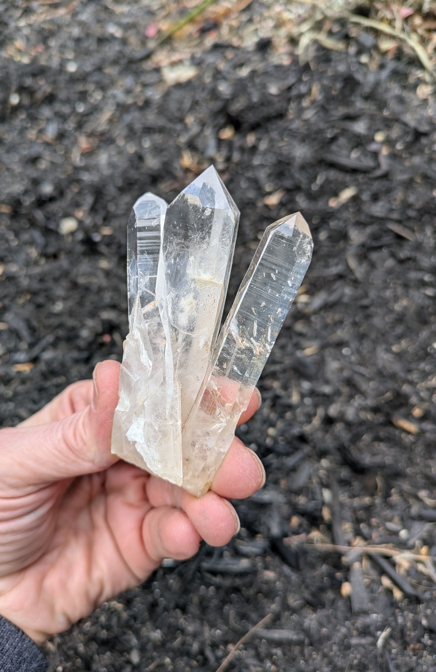 Blue Mist Quartz from Santander, Colombia