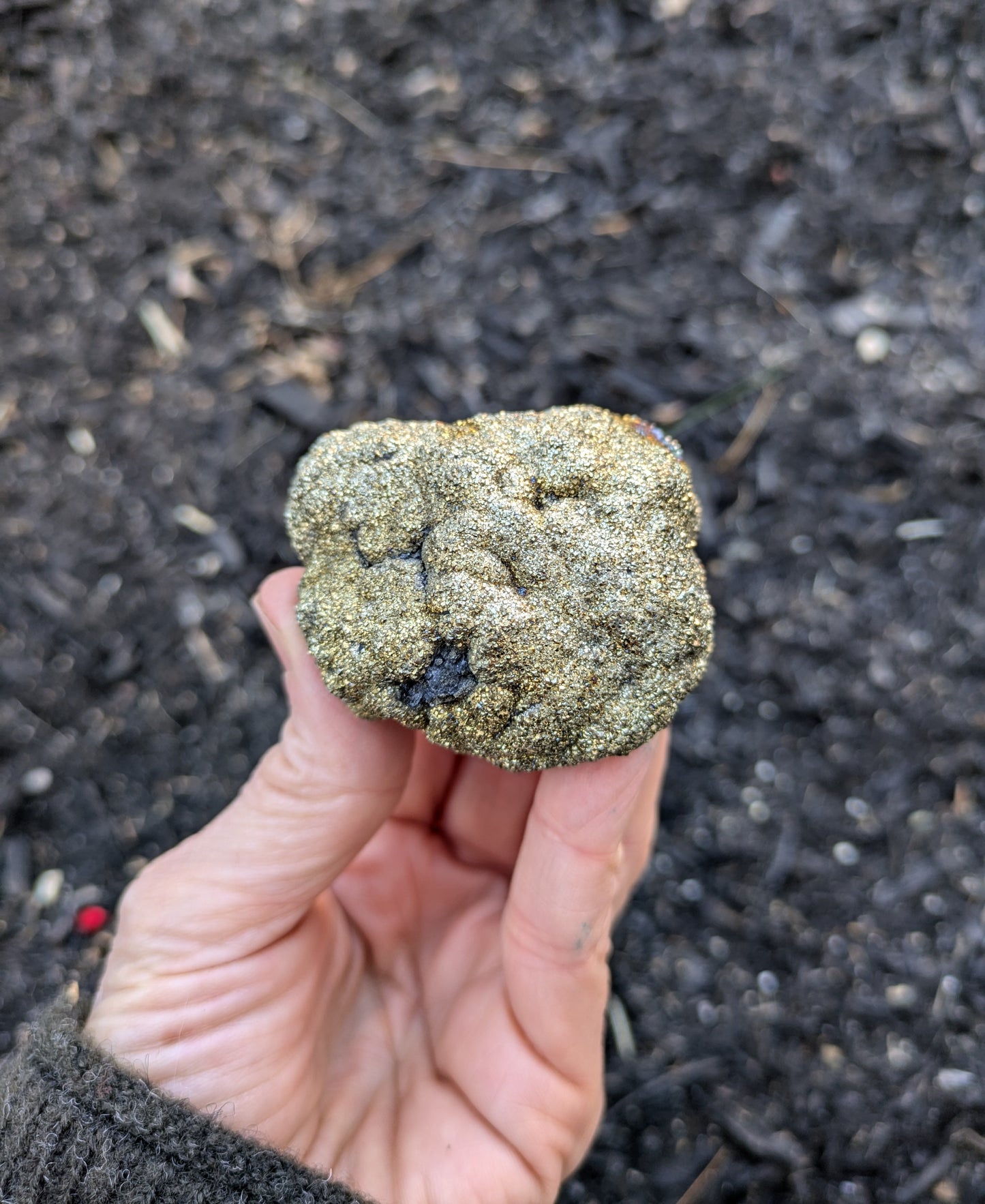 Pyrite with Rainbow Iridescence from Pakistan