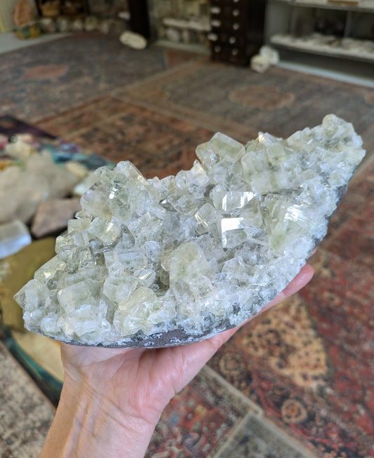 Green Apophyllite from India