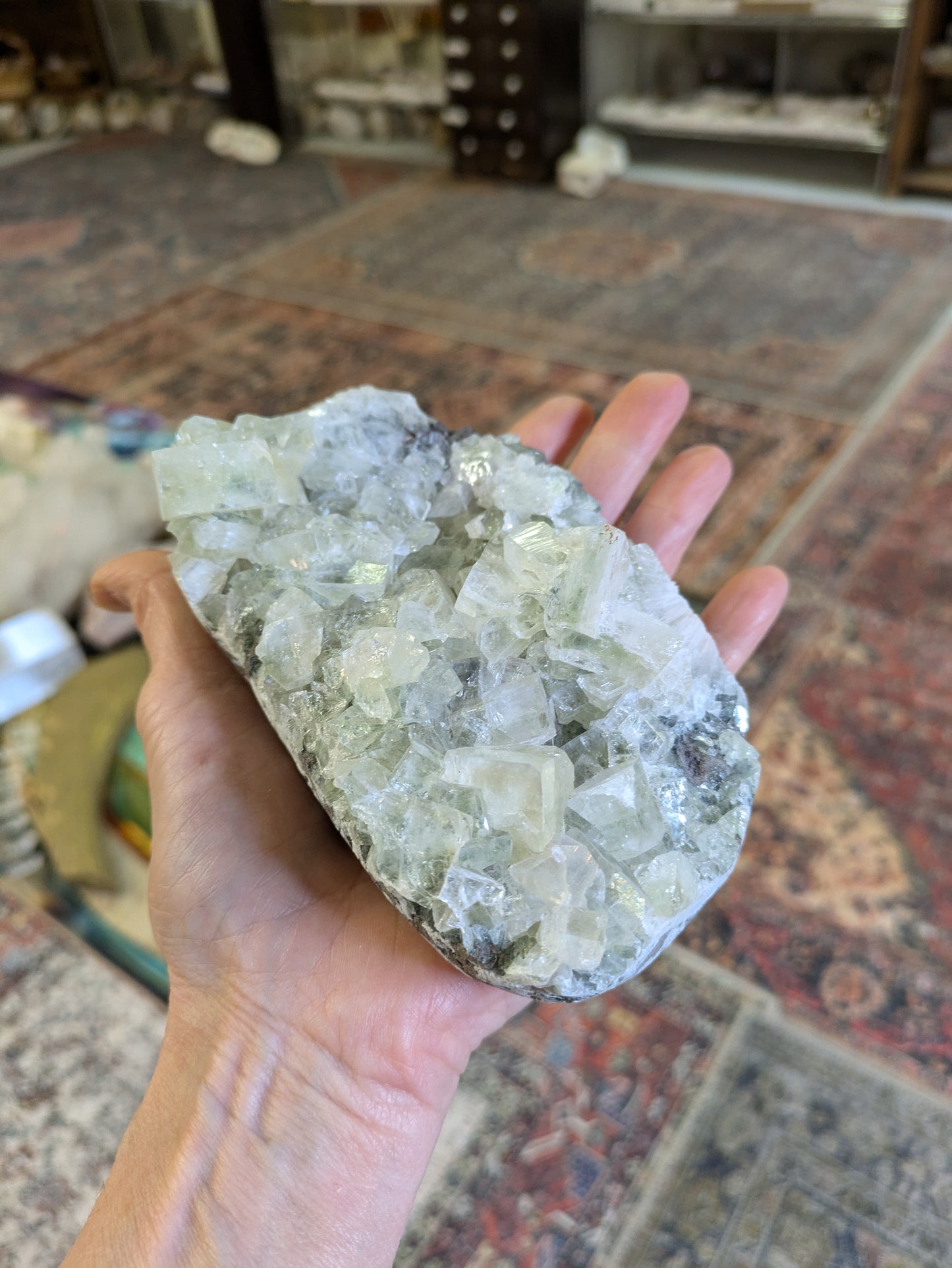 Green Apophyllite and Scolecite from India