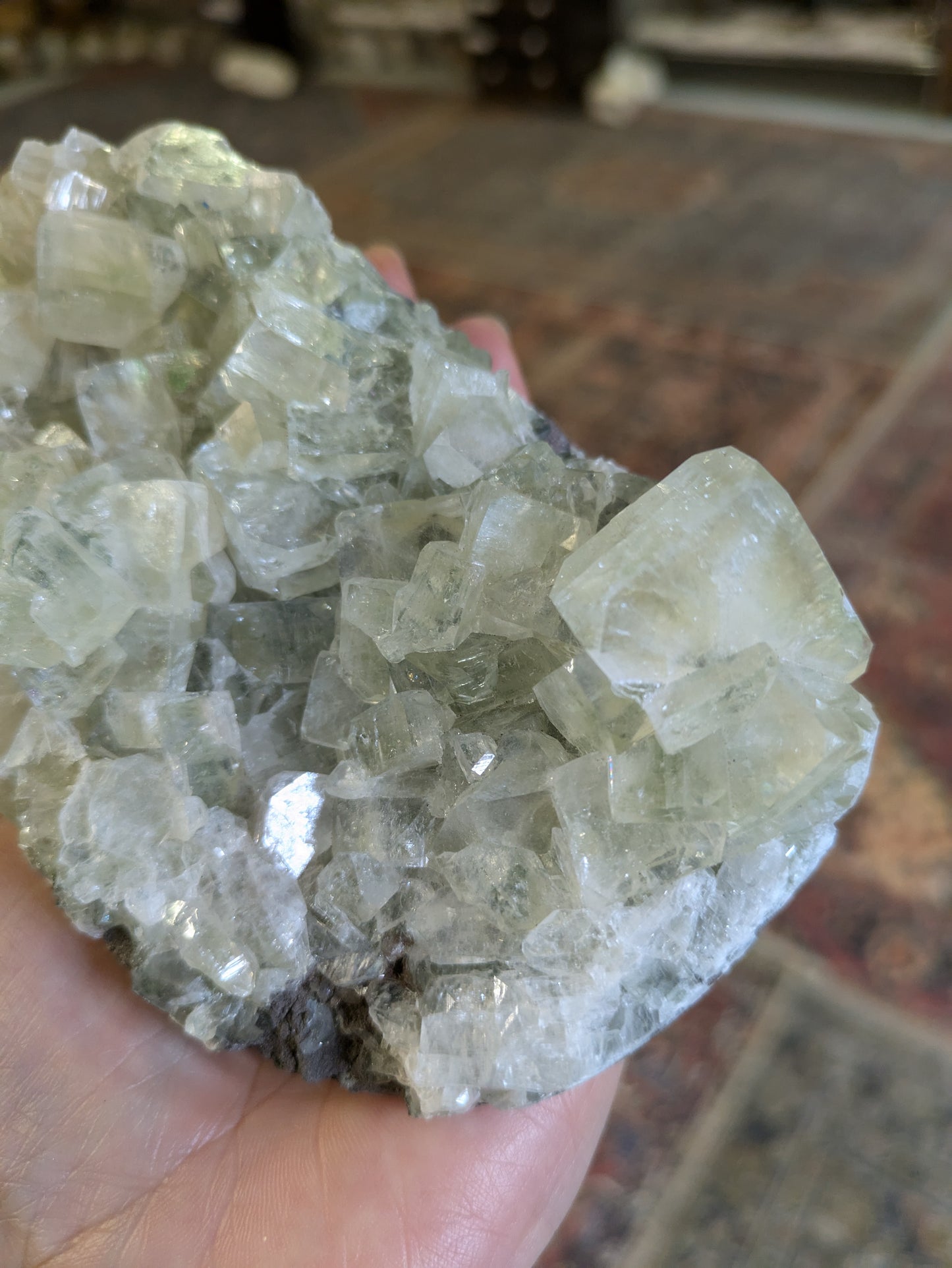 Green Apophyllite and Scolecite from India