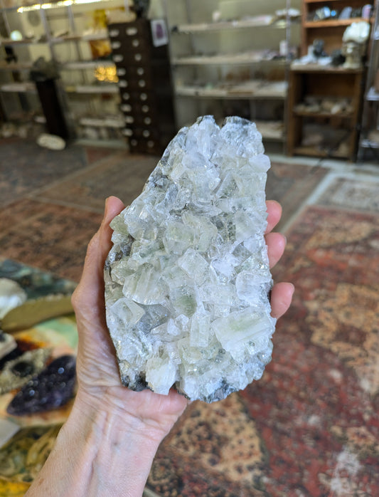 Green Apophyllite from India