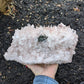 Pink Quartz with Clinochlore from Santander, Colombia