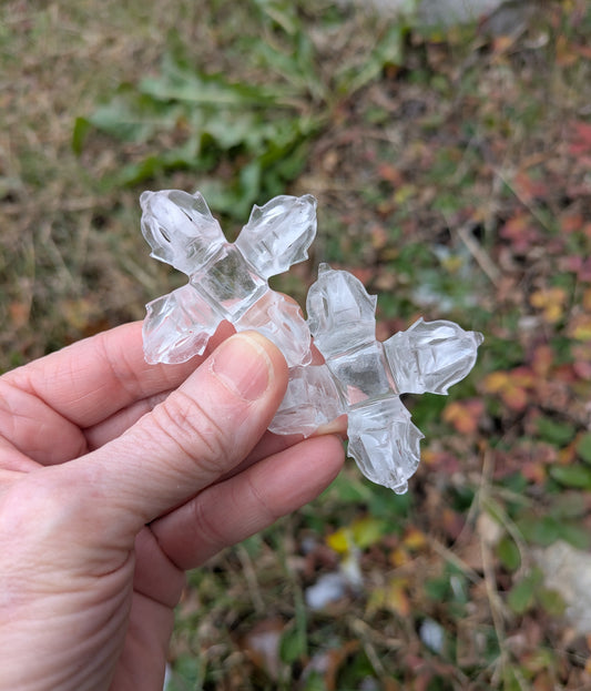 Himalayan Quartz Double Dorje from India