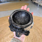 Garnet Skull Ceremonial Bowl, Carved in China