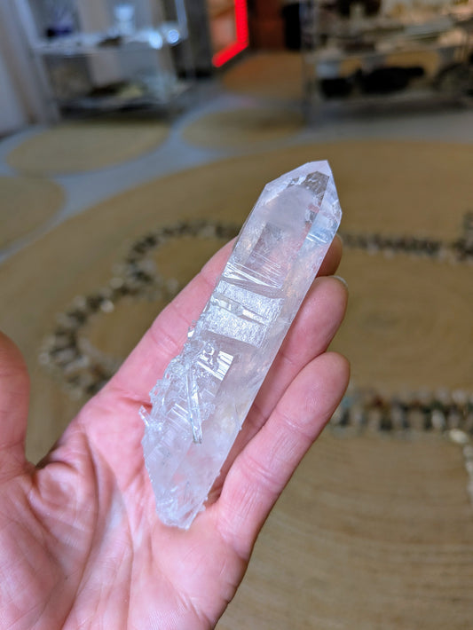 Blue Mist Phantom and Manifestation Quartz from Santander, Colombia