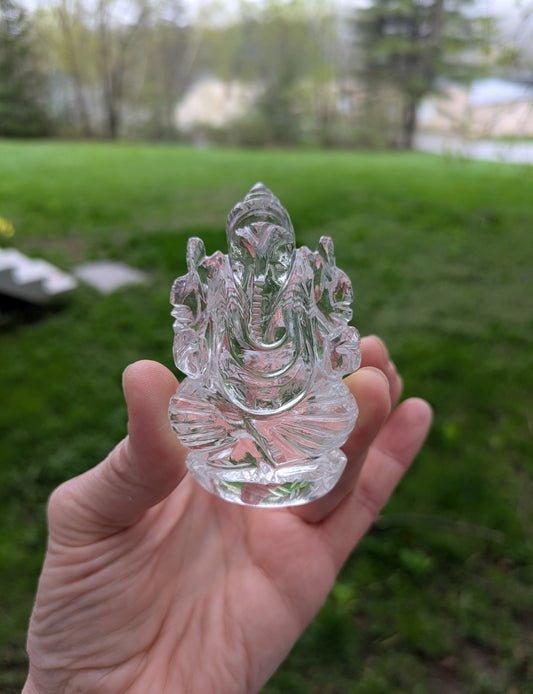 Himalayan Quartz Ganesh from India