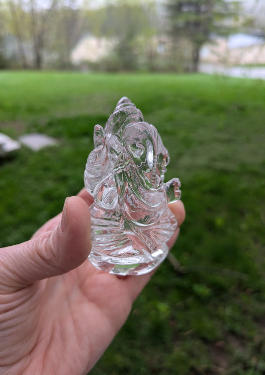 Himalayan Quartz Ganesh from India