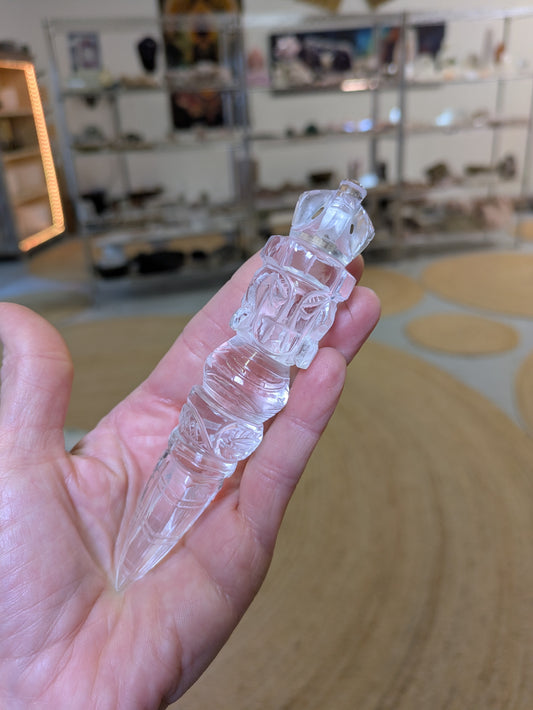 Himalayan Quartz Phurba from India