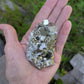 Pyrite and Quartz from Huanzala Mine, Bolognesi Province, Ancash Department, Peru