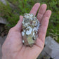 Pyrite and Quartz from Huanzala Mine, Bolognesi Province, Ancash Department, Peru