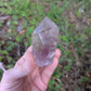 Polished Amethyst Quartz Tower with Powellite and Smokey Phantoms from Minas Gerais, Brazil