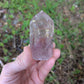 Polished Amethyst Quartz Tower with Powellite and Smokey Phantoms from Minas Gerais, Brazil