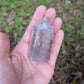 Polished Amethyst Quartz Tower with Powellite and Smokey Phantoms from Minas Gerais, Brazil