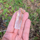 Polished Quartz Tower with Powellite and Smokey Phantoms from Minas Gerais, Brazil