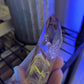 Polished Amethyst Quartz Tower with Powellite and Smokey Phantoms from Minas Gerais, Brazil