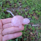 Rose Quartz Turtle Carved India (S-3)